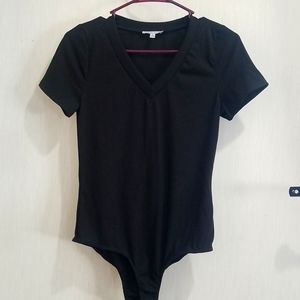 White birch black ribbed bodysuit  size small